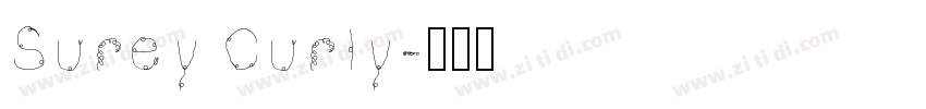 Surey Curly字体转换